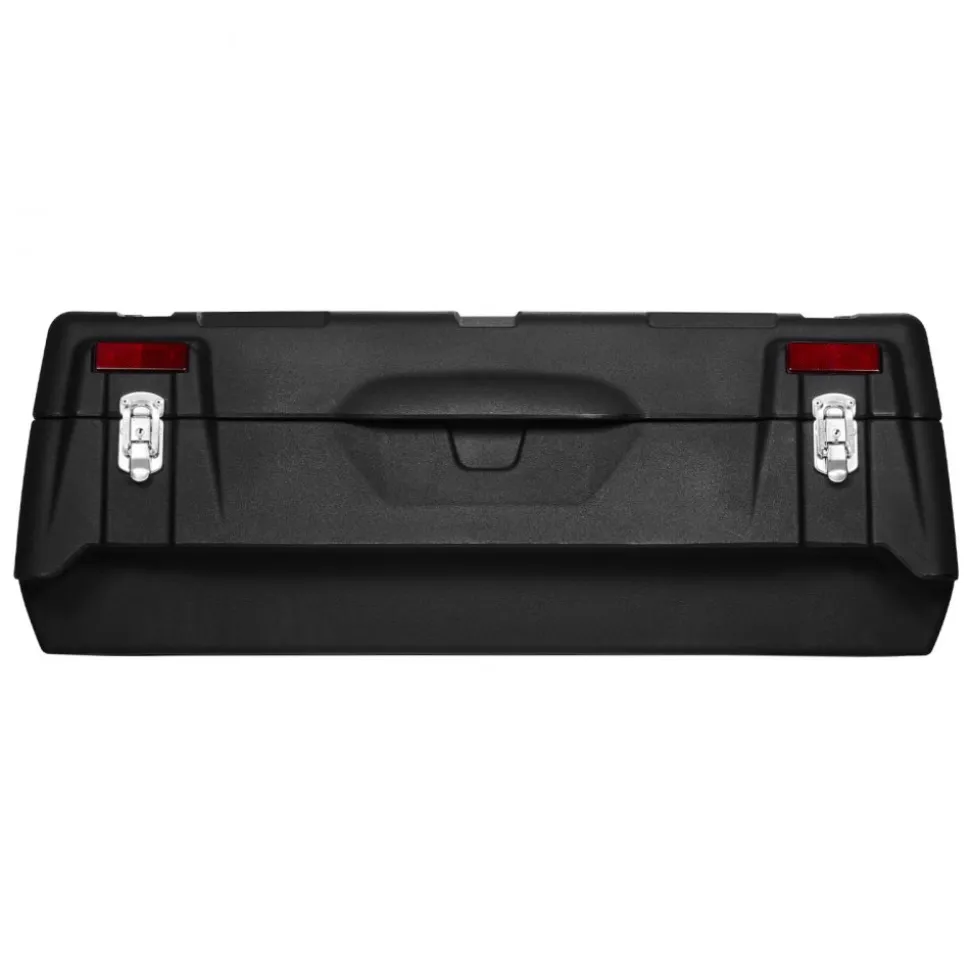 VEVOR ATV Rear Storage Box, 95L ATV Rear Cargo Box with Padded Backrest, Waterproof LLDPE and Lockable Gear Storage Box Fit Most ATVs with Rear Rack, Compatible with ATV, UTV, Can-Am Vehicles
