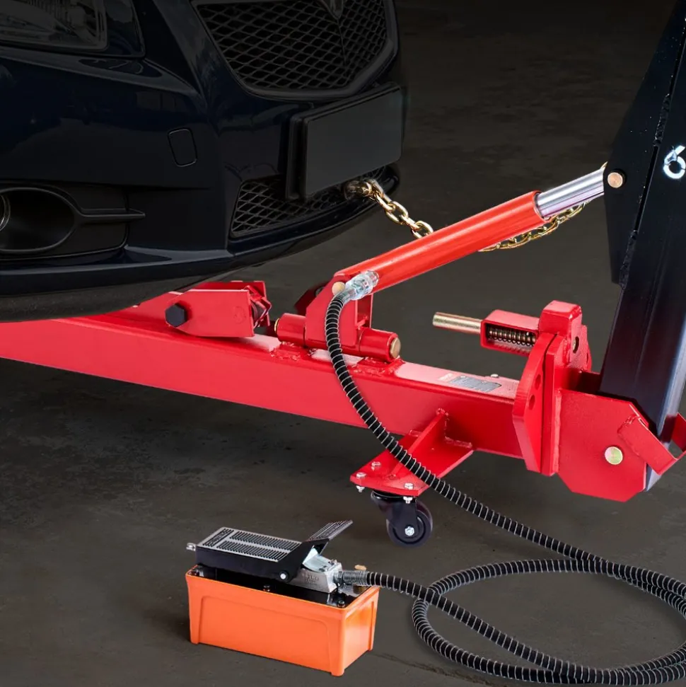VEVOR Auto Body Frame Puller Straightener, 6T Tension Car Body Repair Equipment with 3T Airbag Jack & 6000PSI Hydraulic Foot Pump, Include 16 Straightening Tools, for Auto Repair Shop Sedan SUV Pickup