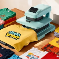 VEVOR Auto Heat Press Machine 15 x 15 inch T-Shirt Press Machine Green, Auto Release and Adjustable Pressure, Digital Display, Rapid and Even Heating, for Sublimation, Vinyl, Heat Transfer Projects