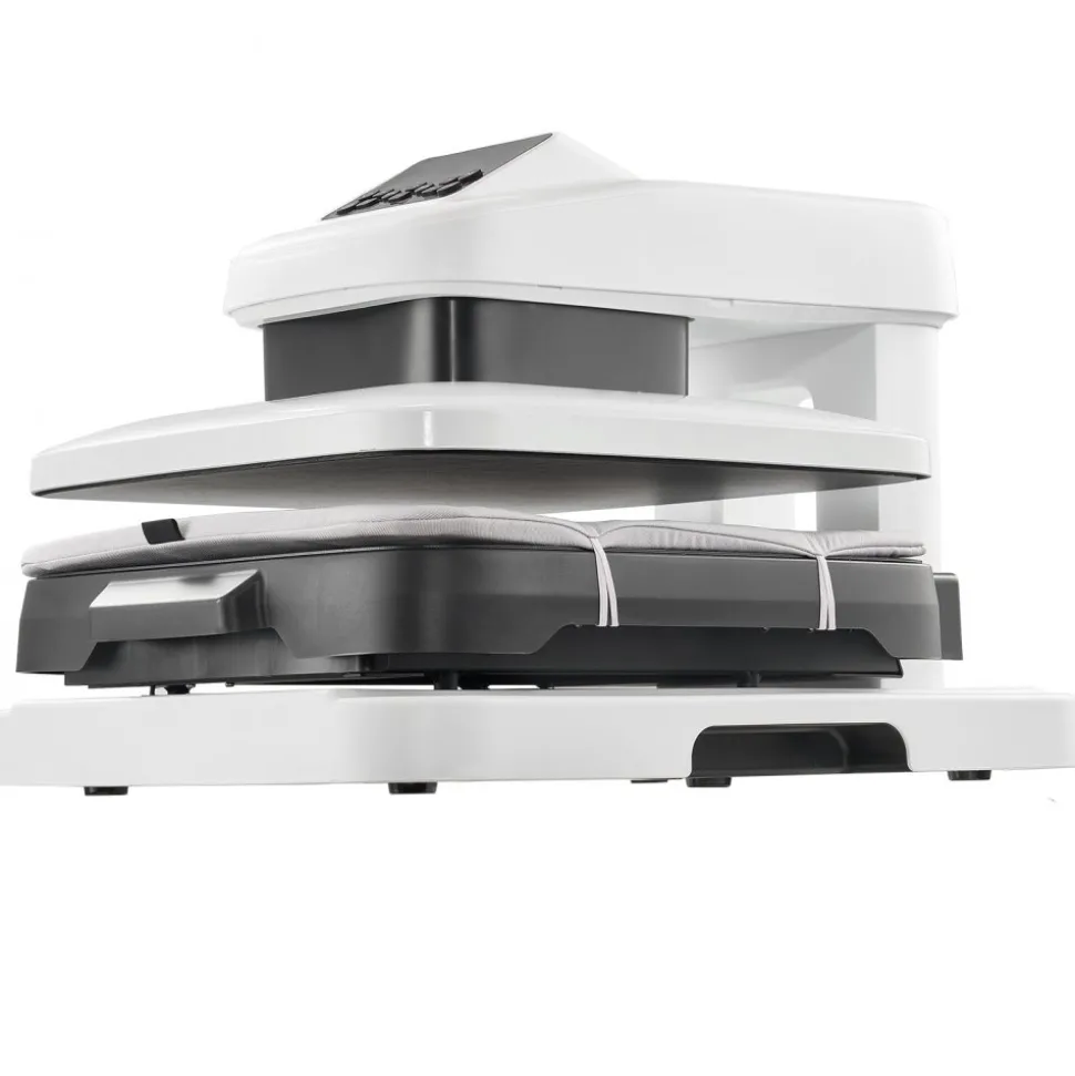 VEVOR Auto Heat Press Machine 15 x 15 inch T-Shirt Press Machine White, Auto Release and Adjustable Pressure, Digital Display, Rapid and Even Heating, for Sublimation, Vinyl, Heat Transfer Projects