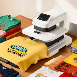 VEVOR Auto Heat Press Machine 15 x 15 inch T-Shirt Press Machine White, Auto Release and Adjustable Pressure, Digital Display, Rapid and Even Heating, for Sublimation, Vinyl, Heat Transfer Projects