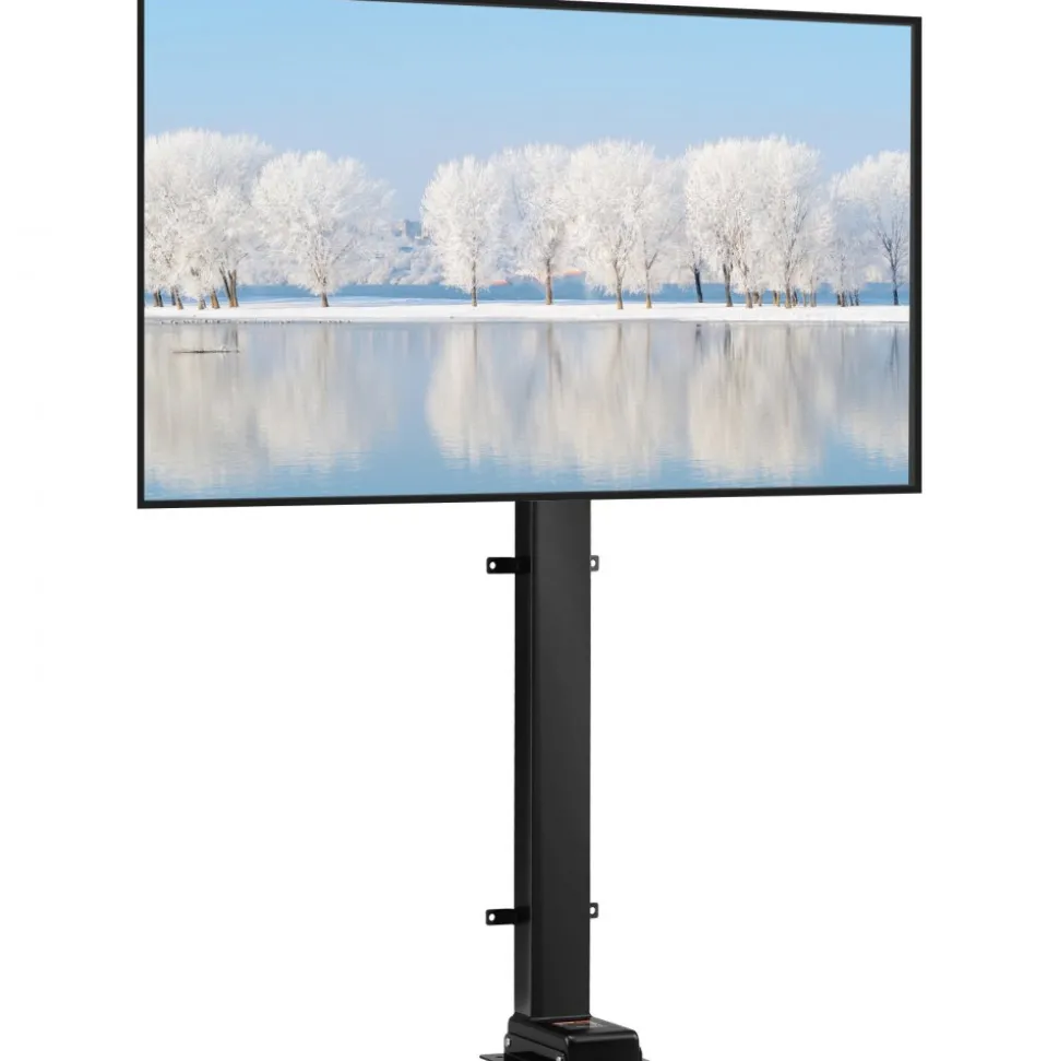 VEVOR Automated TV Elevator, 39.4" Stroke, Supports 32-70" TVs, Adjustable Height 28.74-68.11", Remote Controlled, Max Load 154 lbs