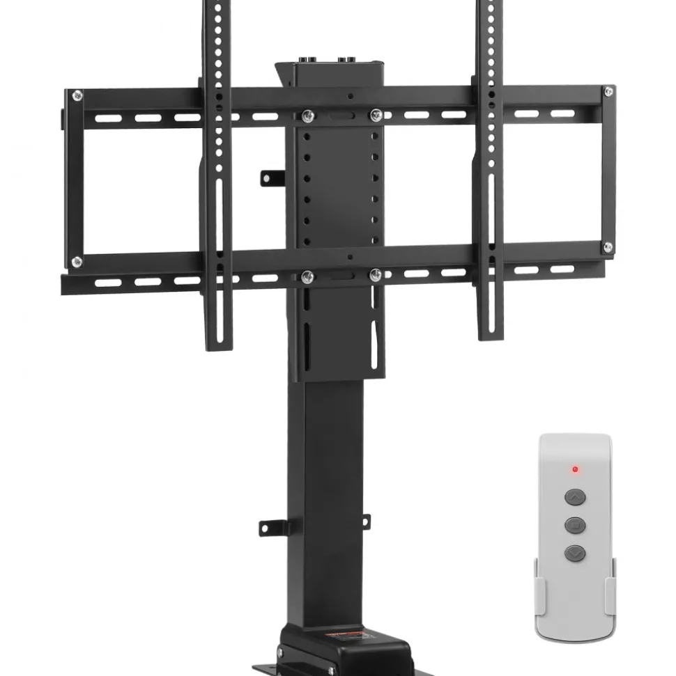 VEVOR Automated TV Elevator, 39.4" Stroke, Supports 32-70" TVs, Adjustable Height 28.74-68.11", Remote Controlled, Max Load 154 lbs