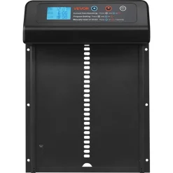 VEVOR Automatic Chicken Coop Door, Battery Powered Chicken Coop Door with Timer & Manual Setting, Anti-Pinch Security, Durable Aluminum Alloy, Chick Run Gate Opener with Waterproof Sealing, Orange