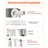VEVOR Automatic Curtain Opener, APP and Remote Control, Hub Included, Electric Smart Curtain Opener Compatible with Alexa and Google Home, Timed Opening and Closing, Silent Mode, for Roman Rods