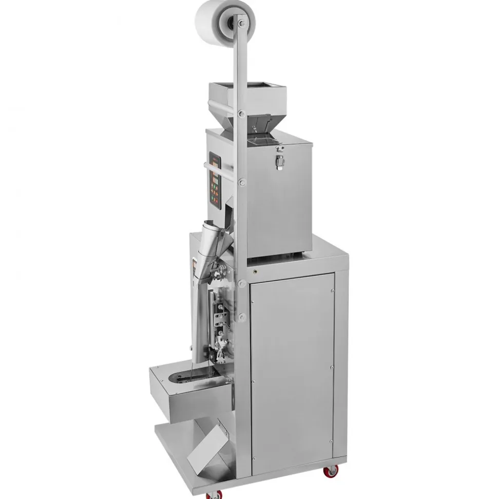 VEVOR Automatic Particle Packaging Machine, 0.002-0.22lbs/1-100g, Multi-Function Pouch Powder Sachet Weighting Filling Packing Machine, Powder Filler Machine for Tea Seeds Grains Flour Beans Glitter