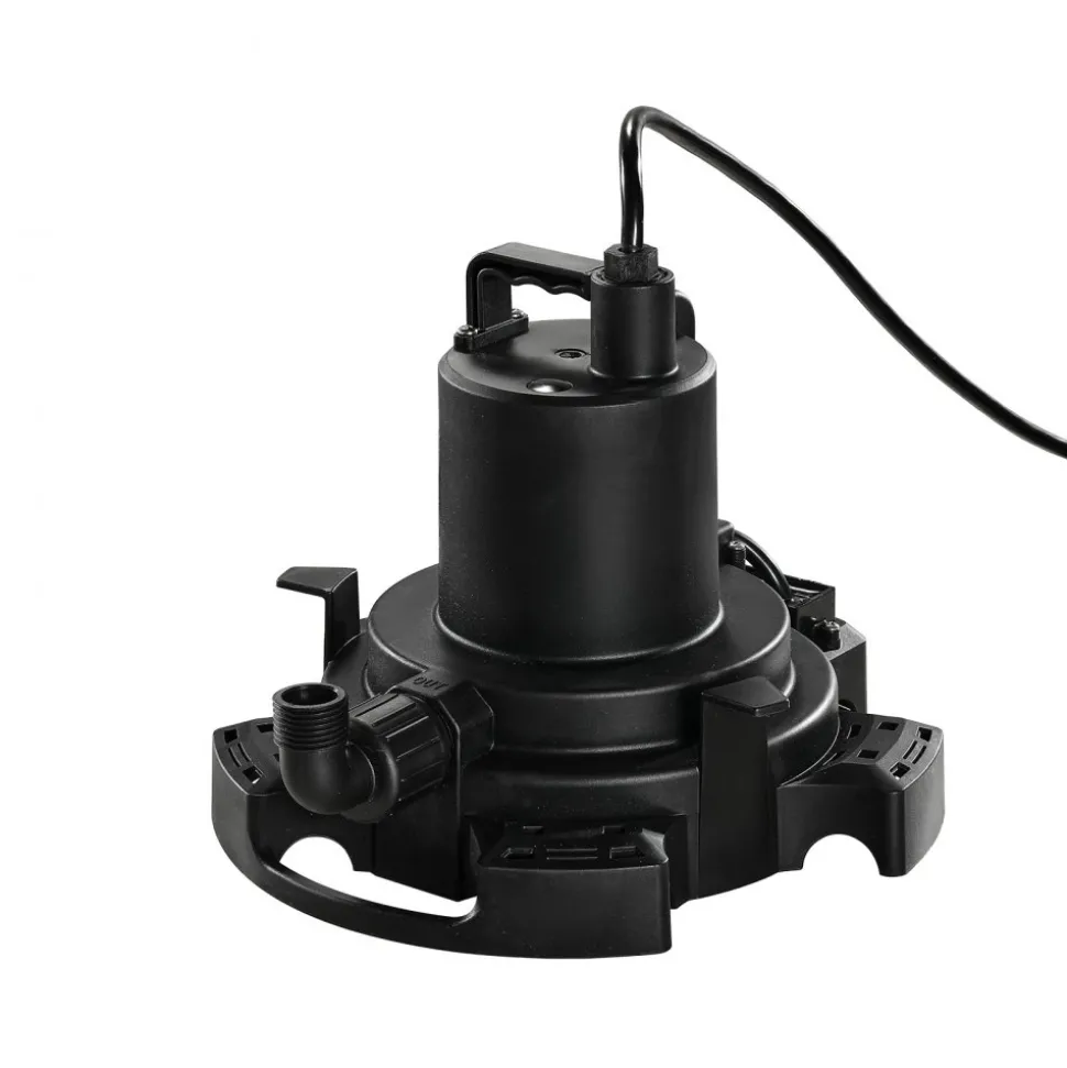VEVOR Automatic Pool Cover Pump, 1/2 HP 1600 GPH, 120V Submersible Swimming Pool Cover Pump with 25 ft Power Cord, 25 ft Max Head Lift, Water Removal and Transfer Pump, for Pool Draining Hot Tubs