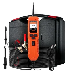 VEVOR Automotive Circuit Tester, 8 - 35 DCV Power Circuit Probe Tester with TFT Color Display and Lighting, Automotive Power Tester Probe with 19.7 ft / 6 m Cable, 2-in-1 Electrical Detector Finder