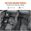 VEVOR Automotive Floor Mats, Fits for Honda CR-V (Hybrid Models) 2017-2022, 3 pcs Front and 2nd Row Liners, All Weather Custom Fit TPE Vehicle Floor Mats, Easy to Clean Floor Liners for SUV, Black