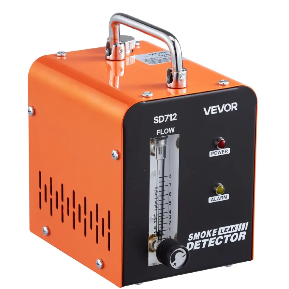 VEVOR Automotive Smoke Machine Leak Detector, DC 12V EVAP Vacuum Diagnostic Tester with Built-in Air Pump & Flow Meter, 1 PSI Vacuum Pipeline Fuel Diagnostic Detector for Cars, Motorcycles, Trucks