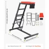 VEVOR Automotive Top Creeper, with Adjustable Height 49.6" to 75.6", 400 LBS Capacity High Creeper, 4 Swivel Caster Wheels, Heavy Duty  Creeper for Auto Repair and Maintenance