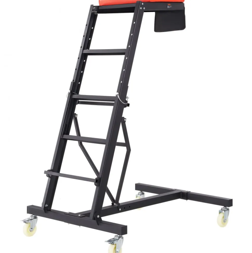 VEVOR Automotive Top Creeper, with Adjustable Height 49.6" to 75.6", 400 LBS Capacity High Creeper, 4 Swivel Caster Wheels, Heavy Duty Creeper for Auto Repair and Maintenance