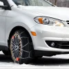 VEVOR Auto Tightening Snow Chains, Diamond Mesh Traction Wheel Chains for Anti-slip, Alloy Steel Tire Chains for Tires 265/75-15, 265/75-16, LT265/75-16, 255/75-17, LT255/75-17, 275/45-22, 265/70-16