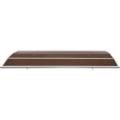 VEVOR Awnings for Door Entrance, 37 x 47 in, Exterior Front Door Window Awnings with Drainage & ABS Bracket, Rain Snow Sun Protection, Overhang Polycarbonate Door Canopy for Porch Patio, Brown