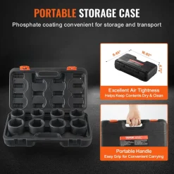 VEVOR Axle Nut Impact Socket Set, 3/4