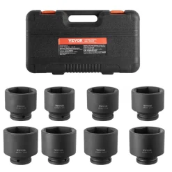 VEVOR Axle Nut Impact Socket Set, 3/4