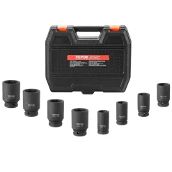 VEVOR Axle Nut Impact Socket Set, 3/4
