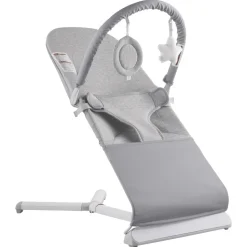 VEVOR Baby Bouncer, Folding Bouncer Seat for Babies 0-9 Months, Newborn Bouncer Chair with 2 Reclining Angles & 3-Point Harness, Portable Infant Rocker with Carrying Bag for Indoors Outdoors, Camel