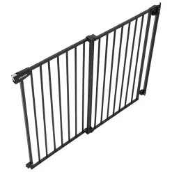 VEVOR Baby Gate for Stairs, 31-48 in Adjustable Width, 36 in High Dog Gate, No Bottom Bar, One-Handed Operation, Easy Drilling Installation with Hardware Kit, for Stairs, Doorways, and House, Black