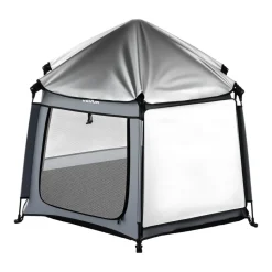 VEVOR Baby Playpen, Pop Up Toddler Playpen with Canopy, Indoor & Outdoor Portable Play Yard for Babies Toddlers with UPF 50+ Sunshades & Travel Bag for Home Park Beach, Foldable and Lightweight