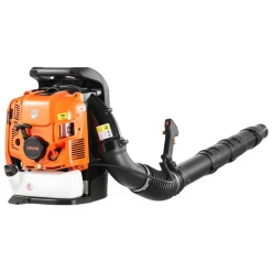 VEVOR Backpack Leaf Blower, 75.6CC 4-Stroke Engine Gas Powered Leaf Blower with 1.8L Fuel Tank, 615 CFM Air Volume, 179 MPH Air Speed, Ideal for Lawn Care, Leaves Cleaning, Yard Debris & Snow Removal