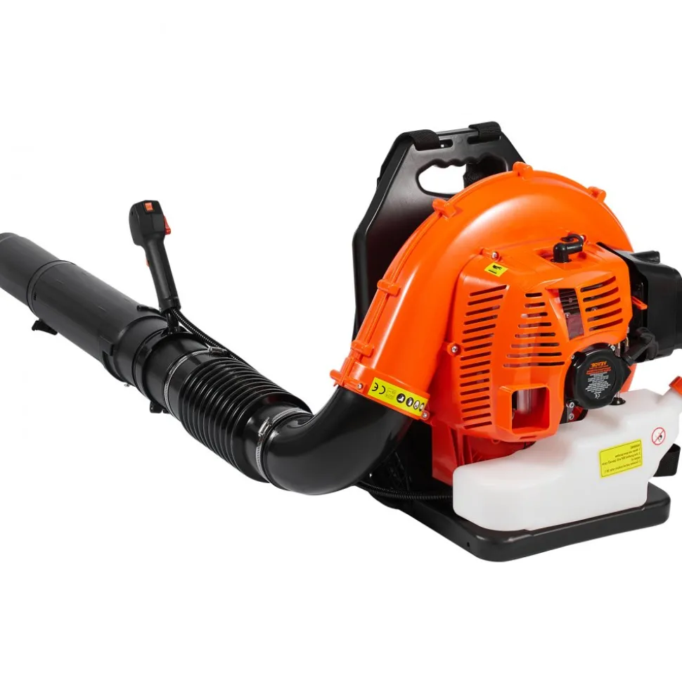VEVOR Backpack Leaf Blower, 79CC 2-Cycle Gas Leaf Blower with 3L Fuel Tank, 930CFM Air Volume 184MPH Speed, Ideal for Lawn Care, Leaf Cleaning, and Snow Removal