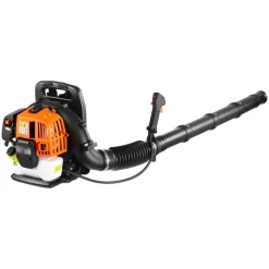VEVOR Backpack Leaf Blower, 43CC 2-Stroke Engine Gas Powered Leaf Blower with 1.38L Fuel Tank, 447 CFM Air Volume, 150 MPH Air Speed, Ideal for Lawn Care, Leaves Cleaning, Yard Debris & Snow Removal