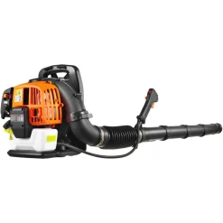 VEVOR Backpack Leaf Blower, 43CC 2-Stroke Engine Gas Powered Leaf Blower with 1.38L Fuel Tank, 447 CFM Air Volume, 150 MPH Air Speed, Ideal for Lawn Care, Leaves Cleaning, Yard Debris & Snow Removal