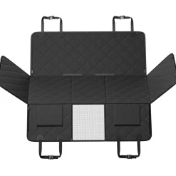 VEVOR Back Seat Extender for Dogs,Dog Hammock for Car Back seat, Dog Car Seat Cover with Hard Bottom Dog Car Seat Bed 53