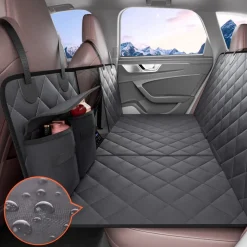 VEVOR Back Seat Extender for Dogs,Dog Hammock for Car Back seat,Waterproof Hard Bottom Dog Car Seat Cover for Back Seat 54