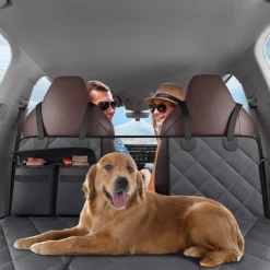 VEVOR Back Seat Extender for Dogs,Dog Hammock for Car Back seat,Waterproof Hard Bottom Dog Car Seat Cover for Back Seat 54