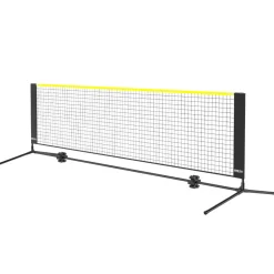 VEVOR Badminton Net, Height Adjustable Volleyball Net, 10ft Wide Foldable Pickleball Net, Portable Easy Setup Tennis Net Set with Poles, Stand and Carry Bag, for Kids Backyard Game Indoor Outdoor Use