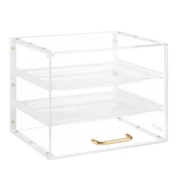 VEVOR Bakery Display Case, 3-Tier Commercial Countertop Pastry Display Case, Clear Acrylic Bread Box for Kitchen, Party Cake Cabinet with Flip-Up Door for Cookie Dessert Donut, 13