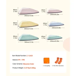 VEVOR Balance Stepping Stones for Kids, 6 PCS, Up to 220 lbs, Non-Slip Toddlers Sensory Stepping Stones, Obstacle Course Coordination Game Toys Indoor or Outdoor Play for Children Aged 3 4 5 6 7 8+