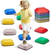 VEVOR Balance Stepping Stones for Kids, 10 PCS, Up to 220 lbs, Non-Slip Toddlers Sensory Stepping Stones, Obstacle Course Coordination Game Toys Indoor or Outdoor Play for Children Aged 3 4 5 6 7 8+