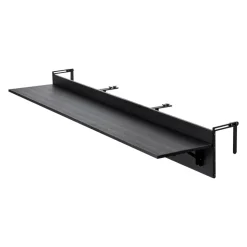 VEVOR Balcony Hanging Table, 12 x 59 in Folding Balcony Railing Table, Outdoor Balcony Bar Table for Railings, 50 lbs Loading, Fit Railing from 1