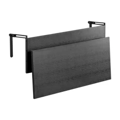 VEVOR Balcony Hanging Table, 12 x 48 in Folding Balcony Railing Table, Outdoor Balcony Bar Table for Railings, 50 lbs Loading, Fit Railing from 1