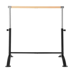 VEVOR Ballet Barre, 4 Ft Barre Bar for Home, Freestanding Portable Ballet Stretching Dance Bars, Height Adjustable Anti-Wobble Fitness Gym Studio Equipment, for Pilates Balance Workout