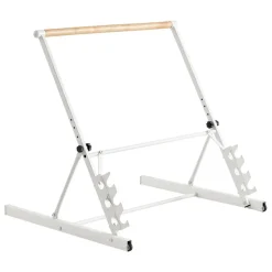 VEVOR Ballet Barre, 3 ft Freestanding Portable Barre Bar, Home Fitness Exercise Equipment for Abs, Arms, Strength, and Cardio, Easy to Store Foldable Stretching Dance Bars, 4 Level Height Adjustable