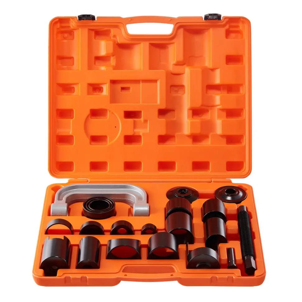 VEVOR Ball Joint Press Kit, 21 pcsTool Kit, C-press Ball joint Remove and Install Tools, for Most 2WD and 4WD Cars, Heavy Duty Ball Joint Repair Kit for Automotive Repairing