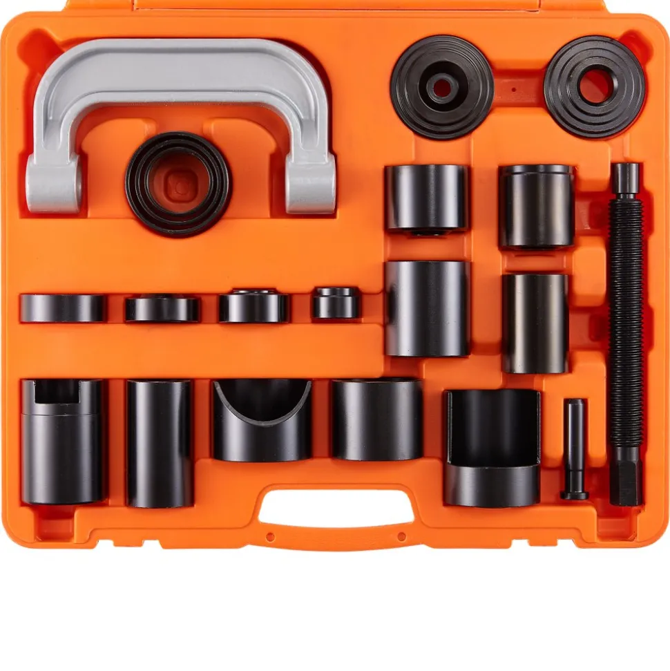 VEVOR Ball Joint Press Kit, 21 pcsTool Kit, C-press Ball joint Remove and Install Tools, for Most 2WD and 4WD Cars, Heavy Duty Ball Joint Repair Kit for Automotive Repairing
