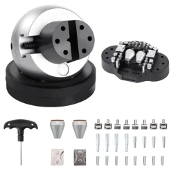 VEVOR Ball Vise, 5" Engraving Setting Tool, 360° Rotation Engraving Block Vise, 35 PCS Attachment Jewelry Engraving Block Tools Standard Block for Gemstone Inlay and Small-Scale Engraving
