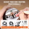 VEVOR Ball Vise, 3" Engraving Setting Tool, 360° Rotation Engraving Block Vise, 70 PCS Attachment Jewelry Engraving Block Tools Standard Block for Gemstone Inlay and Small-Scale Engraving