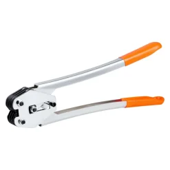 VEVOR Banding Strapping Kit, Heavy Duty Banding Sealer Tool with 330 ft Length PP Band, 100 Metal Seals, Plastic Manual Pallet Packaging Strapping Kit for Warehouse/Shipping/Moving/Home, Orange