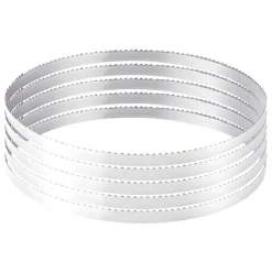VEVOR Bandsaw Blade, 109.45 Inch Length, 4 TPI Band Saw Blade with 18 HRC Hardened Sharp Teeth, High-Strength Carbon Steel, 0.6 Inch Width, Replacement for Major Woodworking Band Saw Brands, 1 Pack