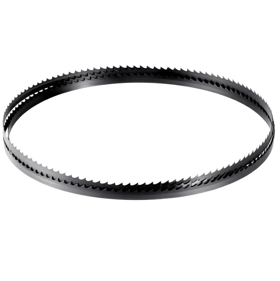 VEVOR Bandsaw Blade, 60 Inch Length, 6 TPI Band Saw Blade with 15 HRC Hardened Sharp Teeth, SK5 High-Strength Carbon Steel, 0.25 Inch Width, Replacement for Major Woodworking Band Saw Brands, 1 Pack