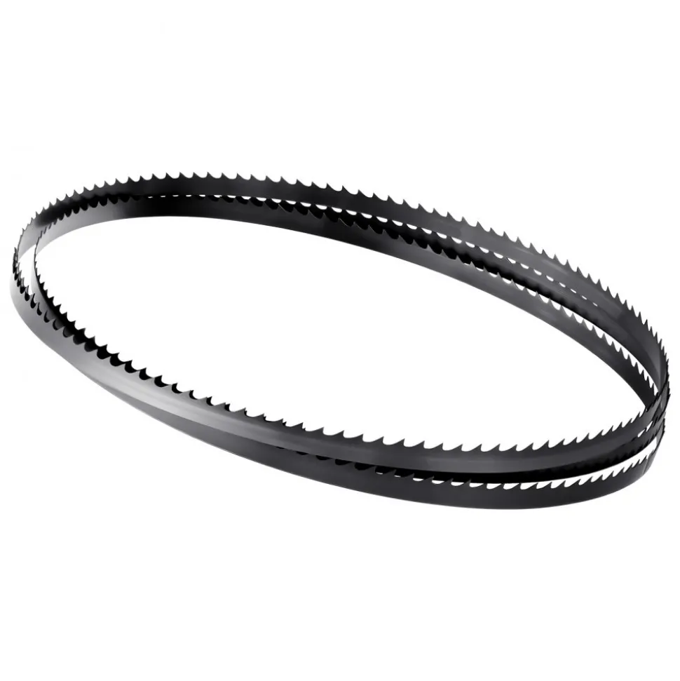 VEVOR Bandsaw Blade, 60 Inch Length, 6 TPI Band Saw Blade with 15 HRC Hardened Sharp Teeth, SK5 High-Strength Carbon Steel, 0.25 Inch Width, Replacement for Major Woodworking Band Saw Brands, 1 Pack