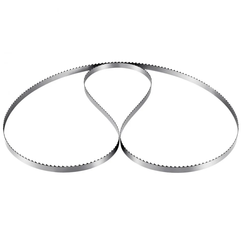 VEVOR Bandsaw Blade, 72 Inch Length, 4 TPI Band Saw Blade with 18 HRC Hardened Sharp Teeth, SK5 High-Strength Carbon Steel, 0.5 Inch Width, Replacement for Major Woodworking Band Saw Brands, 1 Pack
