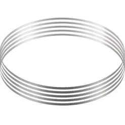 VEVOR Band Saw Blade, 83.5x0.63x0.02 inch, 5 PCS/Pack Meat Bandsaw Blades for Replacement, Carbon Steel Blade, Meat Cutting Blade Wrapped by Rust-Proof Paper, Fit for Commercial Bone Saw Machines