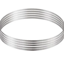 VEVOR Band Saw Blade, 51.2x0.63x0.02 inch, 5 PCS/Pack Meat Bandsaw Blades for Replacement, Carbon Steel Blade, Meat Cutting Blade Wrapped by Rust-Proof Paper, Fit for Commercial Bone Saw Machines